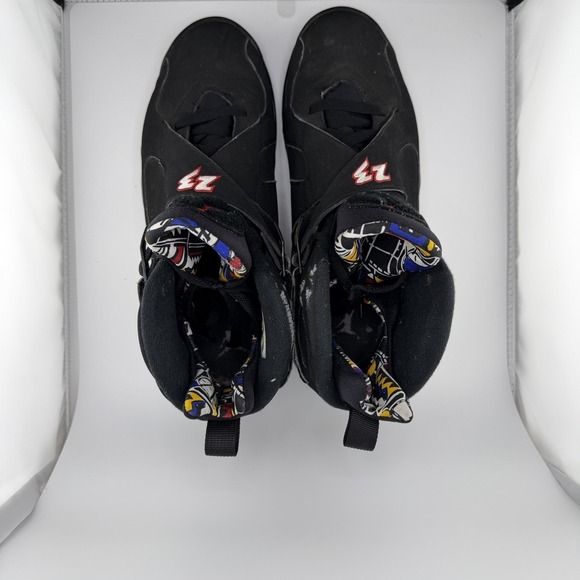 Air Jordan 8 Retro Playoff 305381-061 Black Red Mid 2013 Size 11 Preowned No Box main image 7